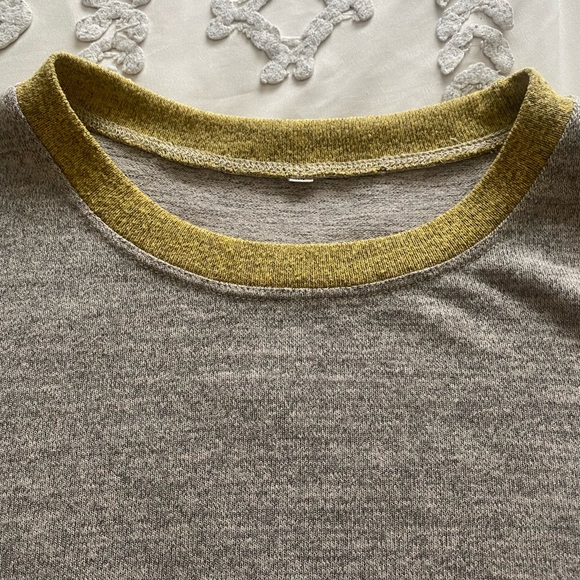 Gray and Gold Women's Sweater - Picture 2 of 4